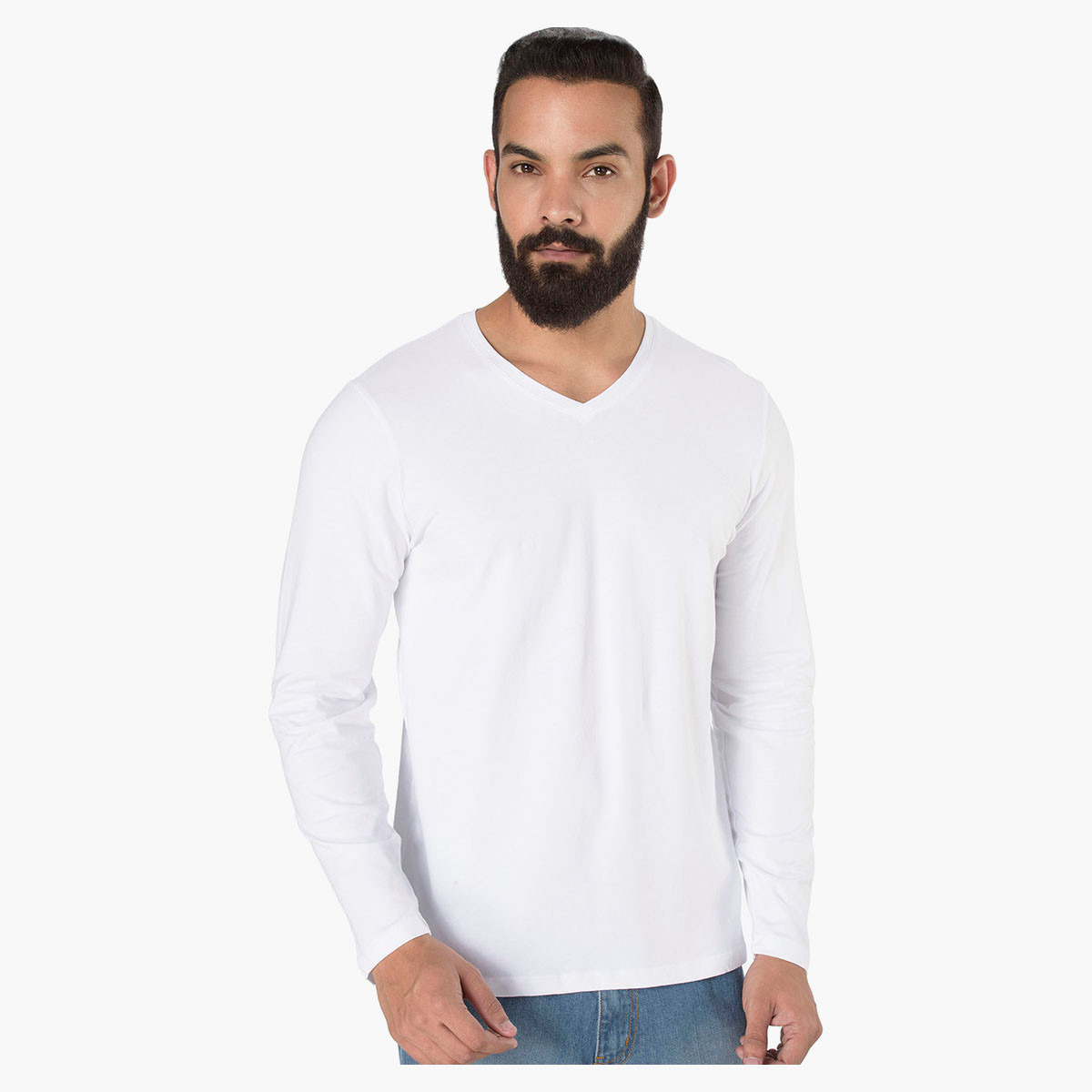 Long Sleeves V-neck T-shirt-men-clothing-tshirtsandpolos-tshirts-image-1